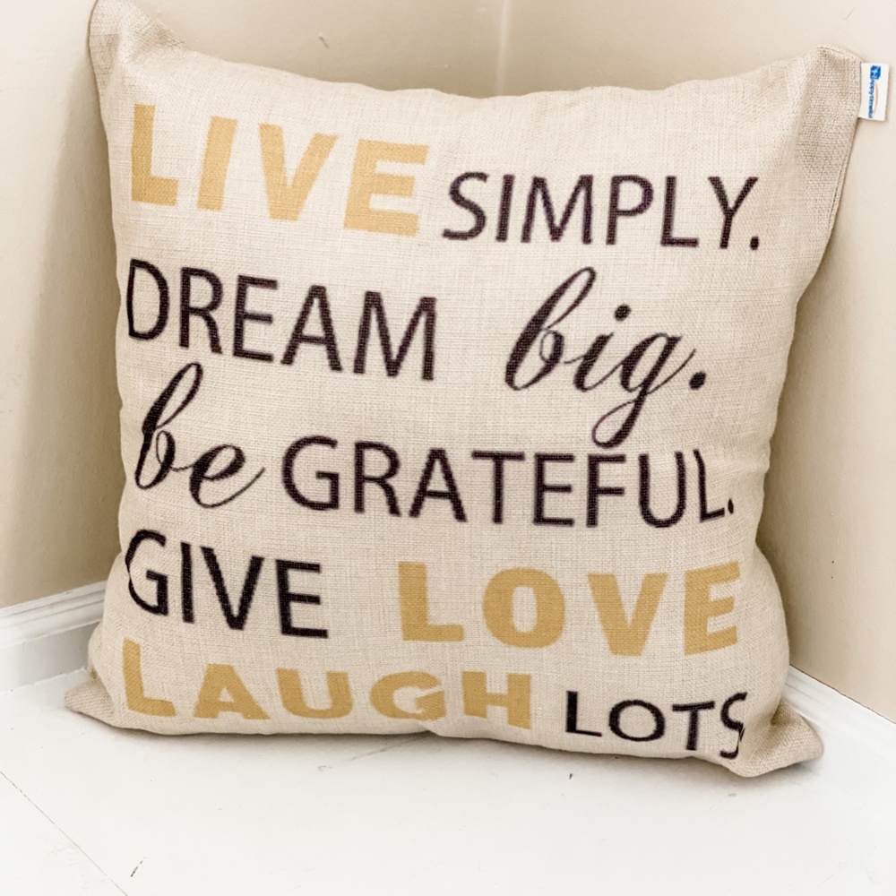 Positive Affirmation Accent Pillow (Cover ONLY)